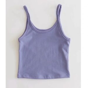 ARQ Cropped Tank in Periwinkle - Size M